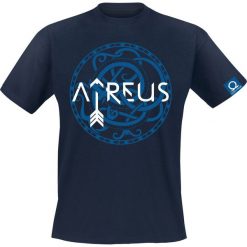 God Of War Atreus - Symbol T-Shirt ciemnoniebieski. Niebieskie t-shirty męskie marki God Of War, m, z nadrukiem, z okrągłym kołnierzem. Za 74,90 zł.