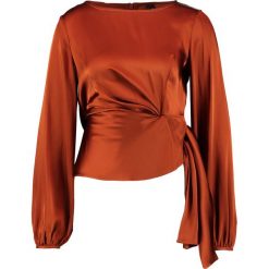 Bluzki damskie: Topshop BOUTIQUE TUCK BLOUSE Bluzka chocolate