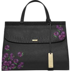 TOREBKA TOTE W.KRUK - BRATKI. Czarne torebki worki damskie marki W.KRUK, z bawełny. Za 2490,00 zł.