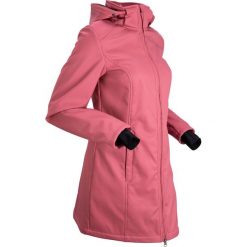 Długa kurtka softshell z polarem barankiem bonprix dymny malinowy. Różowe kurtki damskie bonprix, bez wzorów, z polaru, długie, bez kaptura. Za 249,99 zł.