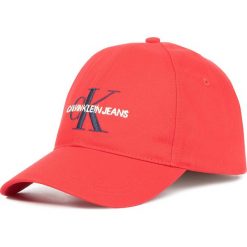 Czapka z daszkiem CALVIN KLEIN JEANS - J Monogram Cap M K50K504940 XA9. Czerwone czapki męskie Calvin Klein Jeans, bez wzorów, z bawełny. Za 159,00 zł.