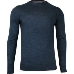 Granatowy Sweter Męski -BRAVE SOUL- Okrągły Dekolt, Jednokolorowy, Jeansowy SWBRSAW19PARSECPdenimmarl. Niebieskie swetry męskie Brave Soul, m, bez wzorów, z jeansu, eleganckie, z okrągłym kołnierzem, bez kaptura. Za 59,00 zł.