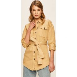 Glamorous - Kurtka jeansowa. Kurtki damskie Glamorous, s, w paski, z bawełny, długie, bez kaptura. W wyprzedaży za 249,90 zł.