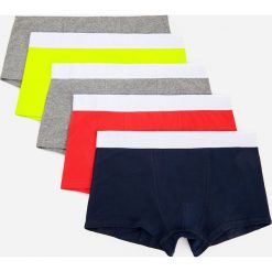 Bawełniane bokserki 5 pack - Czerwony. Czerwone bokserki męskie Reserved, bez wzorów, z bawełny. Za 89,99 zł.