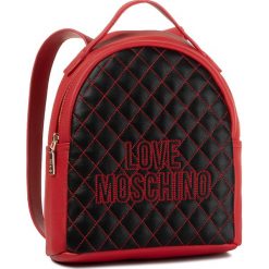 Plecak LOVE MOSCHINO - JC4279PP08KG100B Nero/Rosso. Czerwone plecaki damskie Love Moschino, bez wzorów, ze skóry ekologicznej. W wyprzedaży za 469,00 zł.