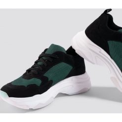 Buty sportowe damskie: NA-KD Urban Buty sportowe NA-KD Chunky - Black