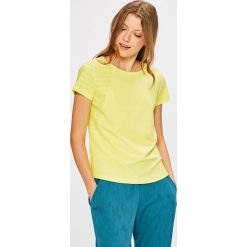 Under Armour - Top TB Balance Disrupt Mesh. Żółte bluzki damskie Under Armour, s, bez wzorów, z poliesteru, z okrągłym kołnierzem, z krótkim rękawem. W wyprzedaży za 149,90 zł.