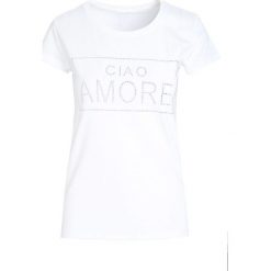 Biały T-shirt Neat. Białe t-shirty damskie marki Born2be, s, z dzianiny, z okrągłym kołnierzem. Za 29,99 zł.
