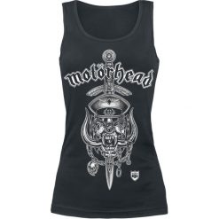 Bluzki, topy, tuniki: Motörhead Hiro Dagger Top damski czarny