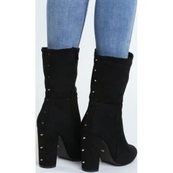 Czarne Botki Wistfulness. Czarne botki damskie lity Born2be, na wysokim obcasie, na zamek. Za 89,99 zł.