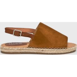 Answear - Espadryle Clowse. Pomarańczowe espadryle damskie ANSWEAR, bez wzorów, z gumy, bez obcasa, na obcasie. W wyprzedaży za 59,90 zł.