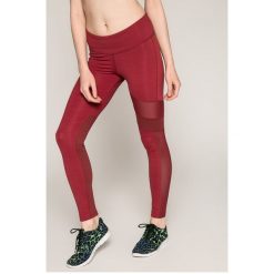 Reebok - Legginsy. Brązowe legginsy marki Reebok, s, z elastanu. W wyprzedaży za 119,90 zł.