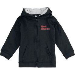 Bluzy niemowlęce: Iron Maiden The Trooper Bluza z kapturem dziecięca – rozpinana czarny