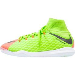 Nike Performance HYPERVENOMX PROXIMO 2 DF IC Halówki electric green/black/hyper orange/volt/bright mango. Zielone buty skate męskie Nike Performance, z gumy, do piłki nożnej. W wyprzedaży za 356,85 zł.