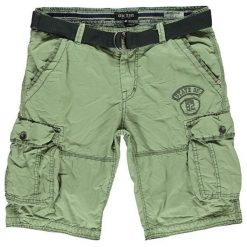 Cars-Jeans Grascio Olive 4404318 Męskie spodenki (rozmiar M). Zielone spodenki i szorty męskie Cars Jeans, m, bez wzorów, z jeansu, eleganckie, krótkie. W wyprzedaży za 153,00 zł.
