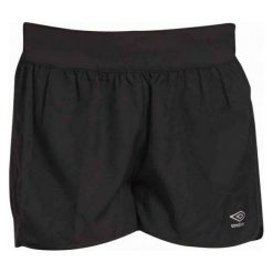 Umbro Spodenki Woven Womens Black L. Brązowe spodenki sportowe damskie marki Umbro, l, sportowe, na fitness i siłownię. W wyprzedaży za 45,00 zł.