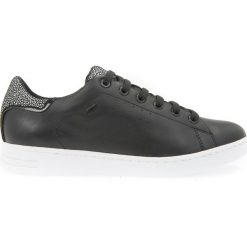 Geox Jaysen Tenisówki Czarny. Czarne trampki męskie Geox, ze skóry. Za 464,95 zł.