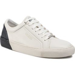 Sneakersy GUESS - Luis Jr FI5LUI ELE12 032. Białe półbuty damskie Guess, z aplikacjami, ze skóry ekologicznej, bez obcasa, bez zapięcia. W wyprzedaży za 189,00 zł.