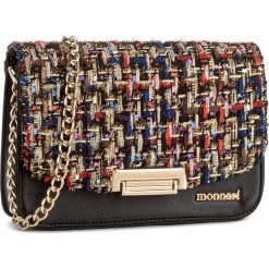 Torebka MONNARI - BAG048 Black With Red. Czarne listonoszki damskie marki Monnari. W wyprzedaży za 129,00 zł.
