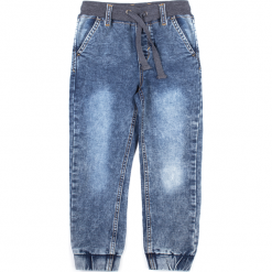 Spodnie. Niebieskie chinosy chłopięce COLLECTION JEANS BOY, z bawełny. Za 79,90 zł.