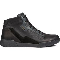 Geox - Buty. Czarne halówki męskie marki Geox, z materiału. W wyprzedaży za 449,90 zł.