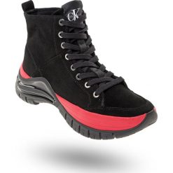 SNEAKERSY TIMOTHA Calvin Klein Jeans. Czarne sneakersy damskie z jeansu. Za 503,40 zł.