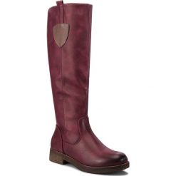 Oficerki CLARA BARSON - WS16368-1 Bordowy 1. Czerwone buty zimowe damskie Clara Barson, ze skóry ekologicznej. Za 139,99 zł.