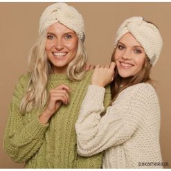 Opaska Alma OneSize. Brązowe opaski damskie Pakamera, bez wzorów, z wełny. Za 169,00 zł.