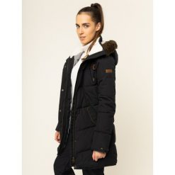 Kurtka puchowa Roxy Ellie Longline ERJJK03289. Zielone kurtki damskie Roxy, m, bez wzorów, z poliesteru, bez kaptura. W wyprzedaży za 499,00 zł.