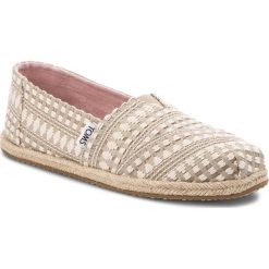 Espadryle damskie: Espadryle TOMS – Classic 10011647 Oxford Tan Diamond