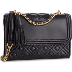 Torebka TORY BURCH - Fleming Small Convertible Shoulder Bag 43834 Black 001. Czarne torebki klasyczne damskie Tory Burch, bez wzorów, ze skóry, wizytowe, na ramię, bez dodatków. W wyprzedaży za 1199,00 zł.