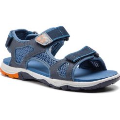 Sandały JACK WOLFSKIN - Puno Beach Sandal B 4030021 D Ocean Wave. Niebieskie sandały chłopięce z materiału. W wyprzedaży za 169,00 zł.
