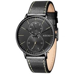 Adexe 1868c-01. Czarne zegarki męskie marki Adexe. W wyprzedaży za 201,00 zł.