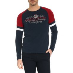 T-shirty męskie z nadrukiem: Koszulka w kolorze granatowym