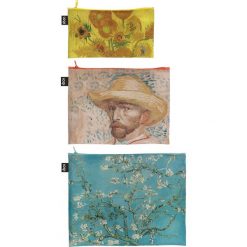 Saszetki Zip Pockets Van Gogh Museum 3 szt. Saszetki damskie LOQI, bez wzorów, eleganckie, średnie, bez dodatków. Za 63,00 zł.