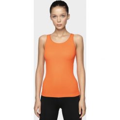 Top damski TSD301 - pomarańcz. Topy damskie xs, bez wzorów, z dzianiny, bez kołnierzyka. W wyprzedaży za 19,99 zł.