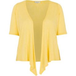Zhenzi Sweter Agar żółty female żółty 54/56 (XL). Żółte swetry damskie Zhenzi, s, bez wzorów, z dzianiny, eleganckie, z krótkim rękawem, krótkie, bez kaptura. Za 139,00 zł.