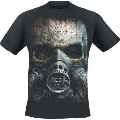 Spiral Bio-Skull T-Shirt czarny. Czarne t-shirty męskie z nadrukiem marki Caliban, s. Za 74,90 zł.