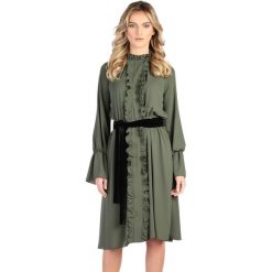 Sukienki: Sukienka w kolorze czarno-khaki