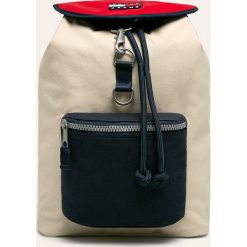 Tommy Jeans - Plecak. Brązowe plecaki męskie Tommy Jeans, bez wzorów, z bawełny. Za 539,90 zł.