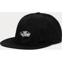 Vans - Czapka. Czarne czapki damskie Vans, z aplikacjami, z tkaniny. Za 139,90 zł.