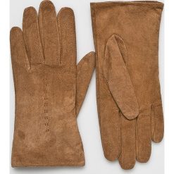 Medicine - Rękawiczki skórzane Hand Made. Żółte rękawiczki damskie MEDICINE, bez wzorów, ze skóry. W wyprzedaży za 69,90 zł.