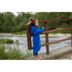 Płaszczobluza KIDS Chabrowa. Niebieskie bluzy dziewczęce marki Pakamera, z elastanu. Za 175,00 zł.