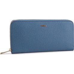 Duży Portfel Damski FURLA - Babylon 1006871 P PBC2 B30 Color Piombo f. Niebieskie portfele damskie marki Furla, bez wzorów, ze skóry. Za 620,00 zł.