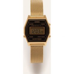 Casio - Zegarek. Żółte, cyfrowe zegarki damskie CASIO, ze stali. Za 299,90 zł.