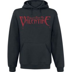 Bluzy męskie: Bullet For My Valentine Snake Logo Bluza z kapturem czarny