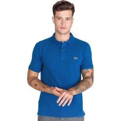 Lacoste Polo Koszulka Niebieski. Niebieskie podkoszulki męskie Lacoste, m, bez wzorów, z bawełny, bez rękawów. Za 395,95 zł.
