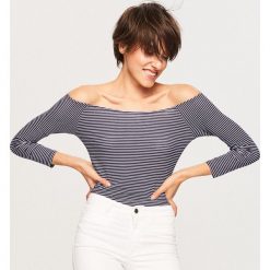 T-shirty damskie: Koszulka z półokrągłym dekoltem - Granatowy