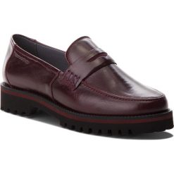 Półbuty MARC O'POLO - 807 14882201 100 Bordo 375. Czerwone półbuty damskie Marc O'Polo, z aplikacjami, ze skóry, bez obcasa, na obcasie, bez zapięcia. W wyprzedaży za 429,00 zł.