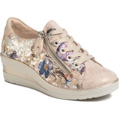 Sneakersy REMONTE - R7211-31 Multi. Brązowe półbuty damskie Remonte, bez wzorów, z zamszu, bez obcasa, na koturnie, bez zapięcia. Za 309,00 zł.